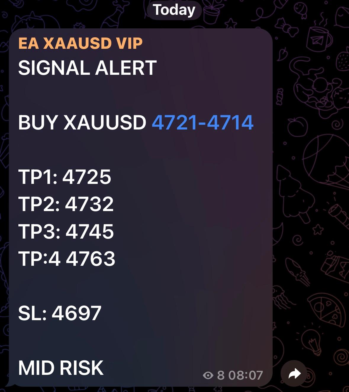 XAUUSD signal alert